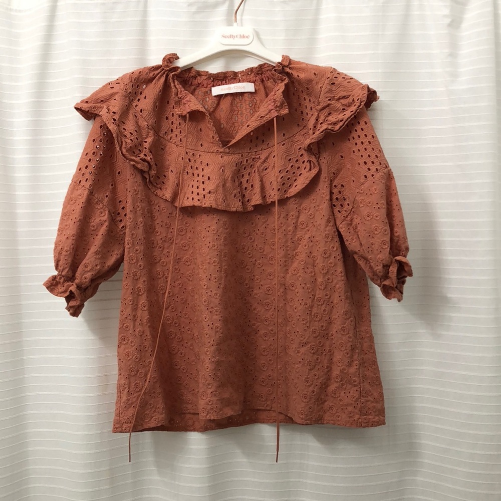 See By Chloe ruffle top